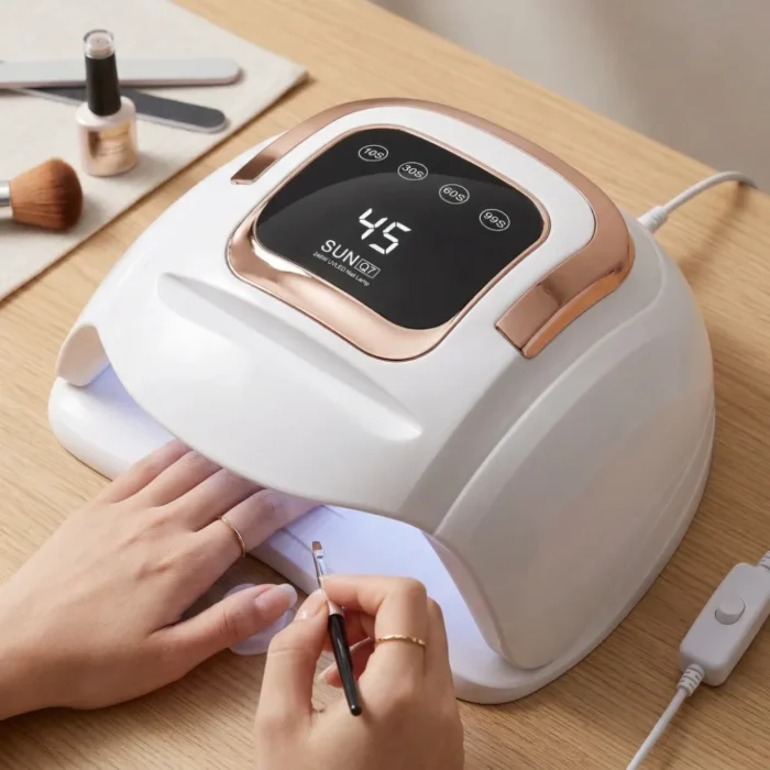 SUN Q7 248W UV LED nail curing lamp professional for salon use in Pakistan
