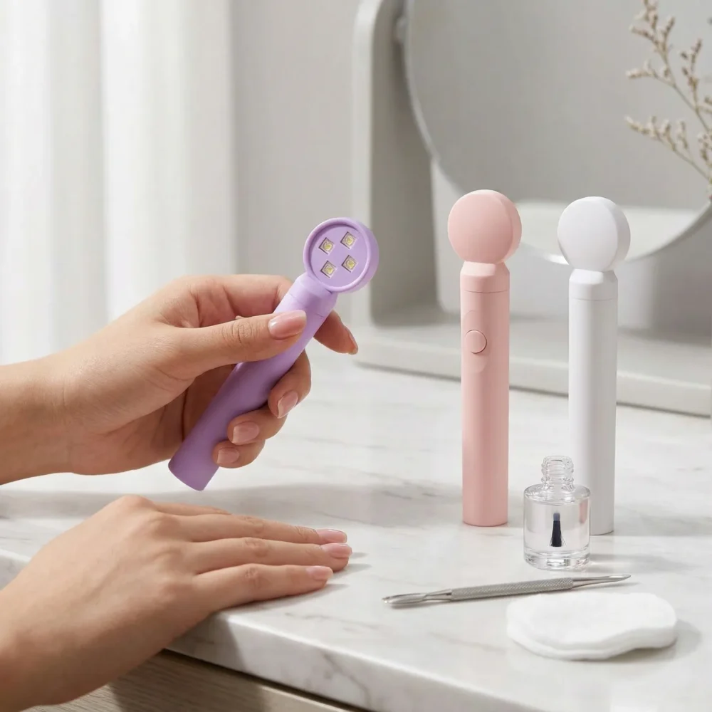 Meem'z mini handheld 12W UV LED nail lamp for spot curing and portable nail use in Pakistan