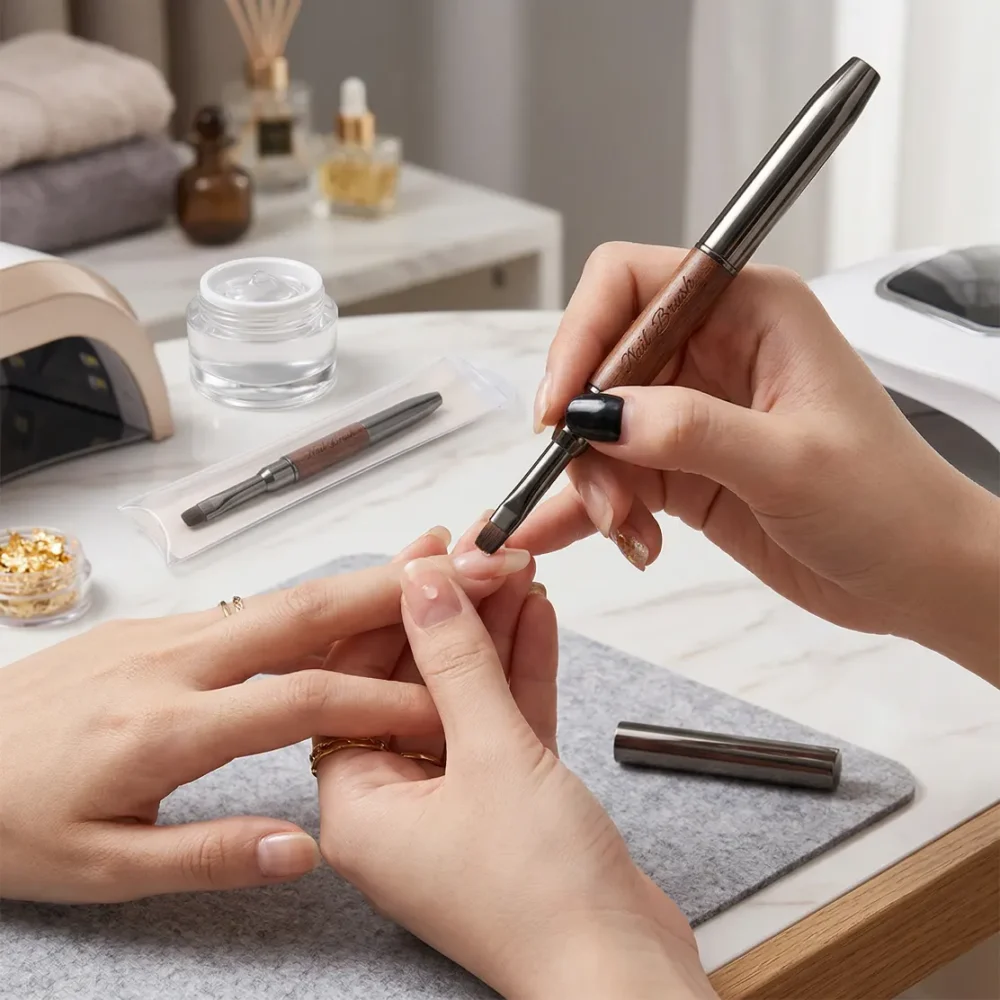Meem’z professional gel application brush for smooth gel polish application in Pakistan Meem'z professional gel application brush for smooth gel polish application in Pakistan