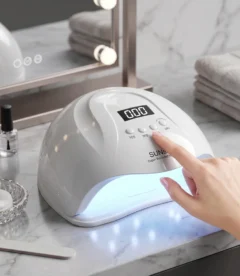 BM3 120W 2-in-1 UV LED nail curing lamp dual power for professional salon use in Pakistan