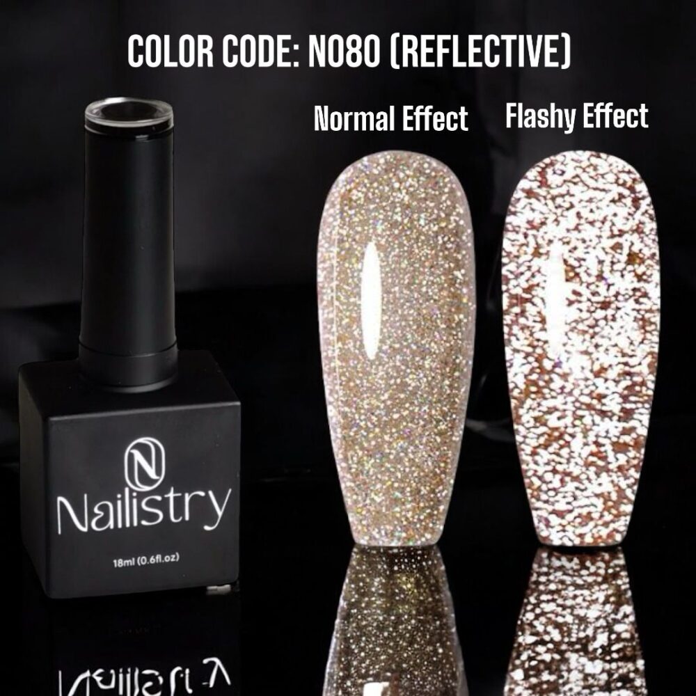 Nailistry Reflective UV Gel Polish 18ml - N080