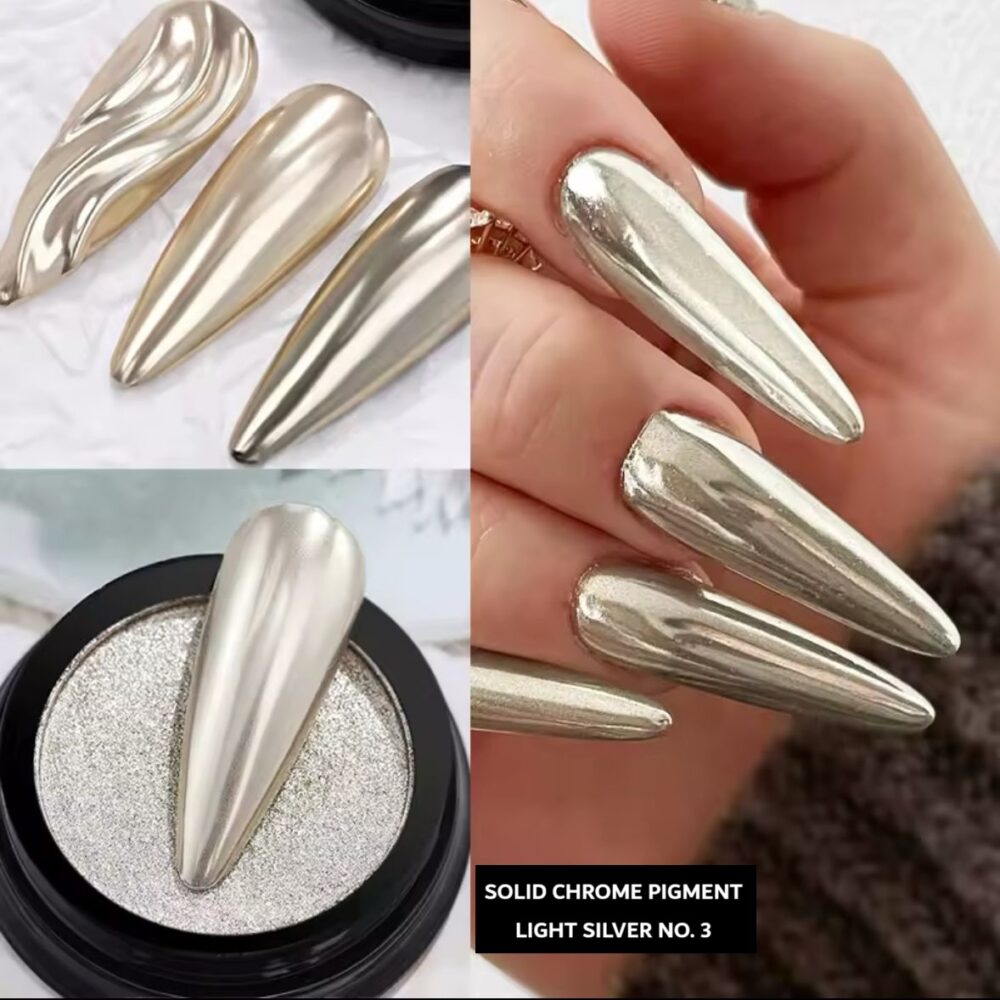 Chrome Powder - Light Silver