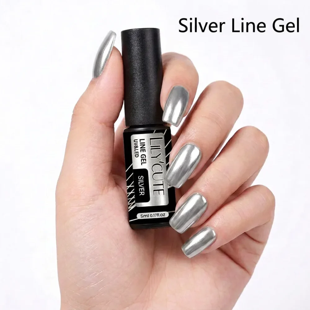 Lilycute UV Gel Liner 5ml - Silver