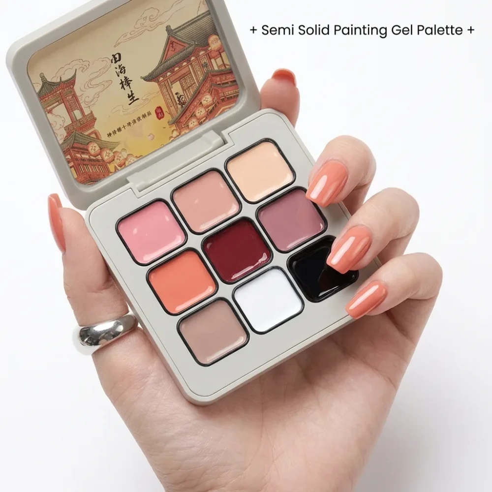 Semi-Solid Painting Gel Palette - Set 01