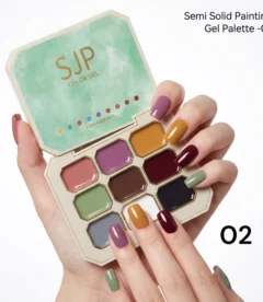 Semi-Solid Painting Gel Palette - Set 02