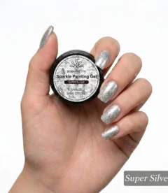 Born Pretty Sparkle Painting Gel 5ml - Super Silver
