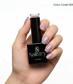 Nailistry reflective UV gel polish 18ml shade N082 disco mirror exclusively in Pakistan