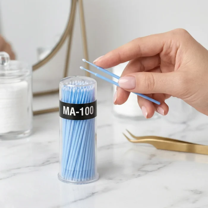 Meem'z disposable micro applicator brushes multipurpose pack for lash technicians in Pakistan