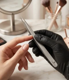 Nailistry professional lash extension tweezer type A straight fine tip isolation for lash technicians in Pakistan Nailistry professional lash extension tweezer type A straight fine tip isolation for lash technicians in Pakistan