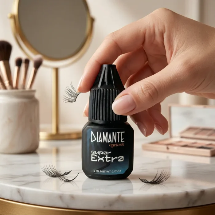 DIAMANTE lash extension adhesive 5ml professional black for lash technicians in Pakistan