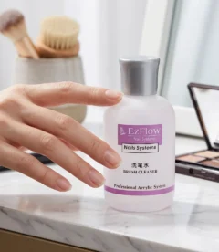 EzFlow nail system brush cleaner 120ml professional for acrylic gel nail brushes in Pakistan