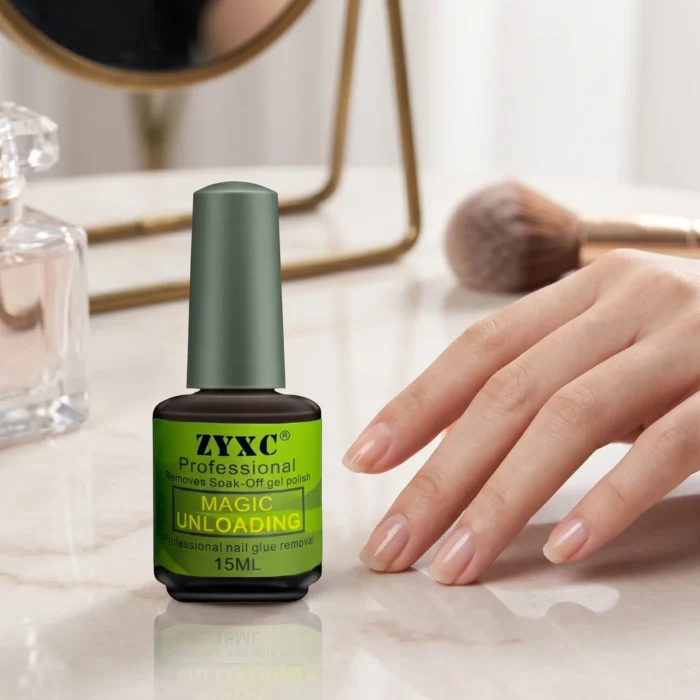 ZYNX magic nail remover 15ml fast acting gel remover for professional nail services in Pakistan