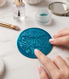 Meem'z nail art stamping plate JQ-14 engraved metal for nail art designs in Pakistan