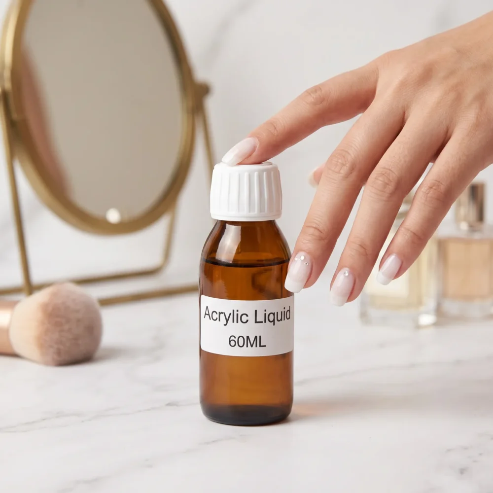 Meem'z acrylic liquid monomer 60ml for professional acrylic nail extension services in Pakistan