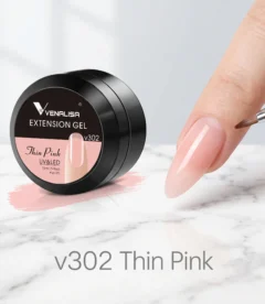 Venalisa extension builder gel TPO free HEMA free thin pink V302 delicate for nail extensions in Pakistan