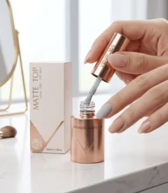 Venalisa matte TPO free HEMA free UV gel top coat 10ml hypoallergenic velvet finish in Pakistan