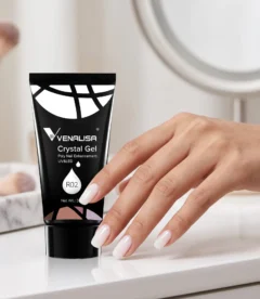 Venalisa crystal gel polygel 30g white R02 for French tip nail extensions in Pakistan
