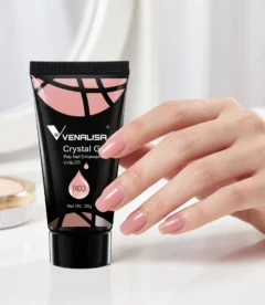 Venalisa crystal gel polygel 30g shade R03 for professional nail extensions in Pakistan