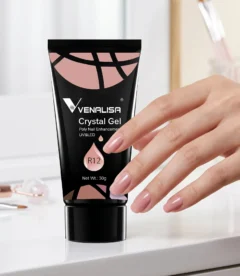 Venalisa crystal gel polygel 30g shade R12 for nail extensions in Pakistan