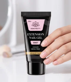 Born Pretty pro HEMA free polygel tube 60ml EN05 pink for feminine nail extensions in Pakistan