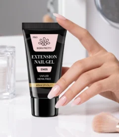 Born Pretty pro HEMA free polygel tube 60ml EN05 pink for feminine nail extensions in Pakistan