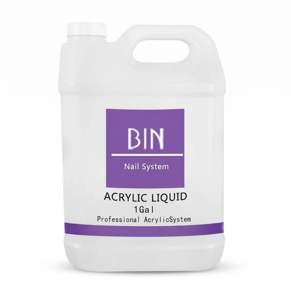 Meem'z acrylic monomer liquid gallon 3.7L bulk professional supply for high volume acrylic salons in Pakistan