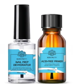 Born Pretty nail prep complete kit with dehydrator primer and base coat in Pakistan