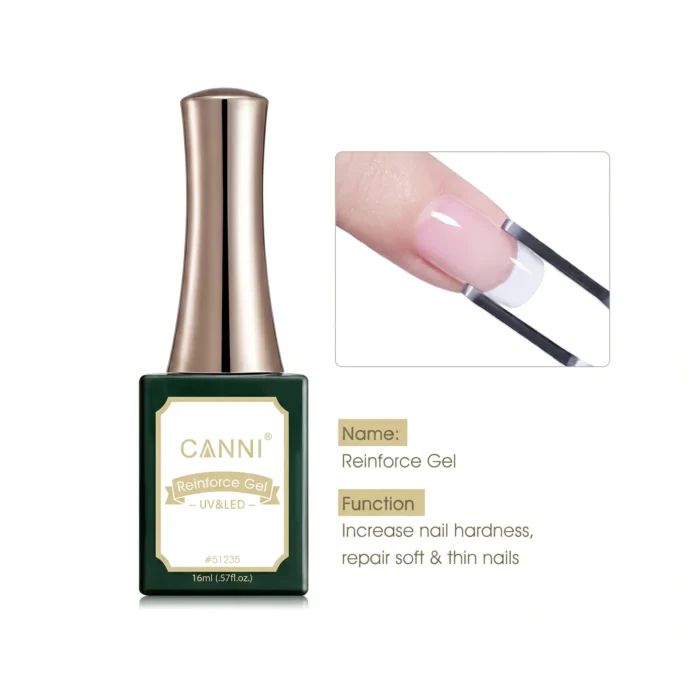 Canni reinforcement base gel 16ml strengthening for thin weak nails before gel services in Pakistan