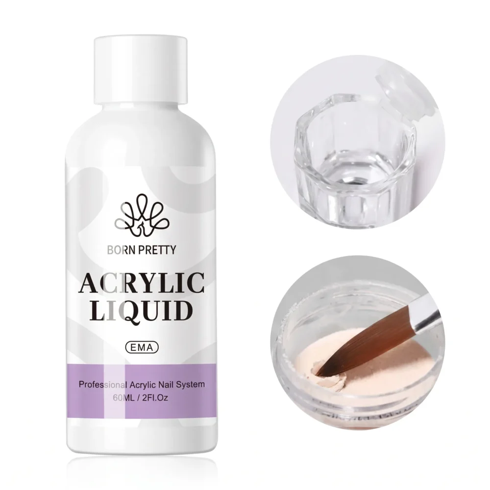 Born Pretty acrylic liquid monomer 60ml professional for acrylic nail services in Pakistan