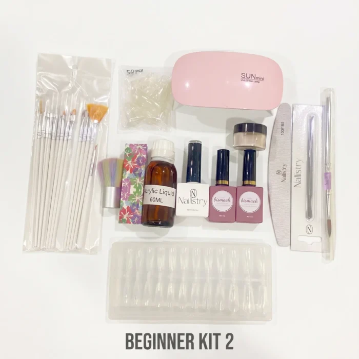 Meem'z acrylic nail starter kit for beginners kit 2 more complete for comprehensive acrylic learning in Pakistan