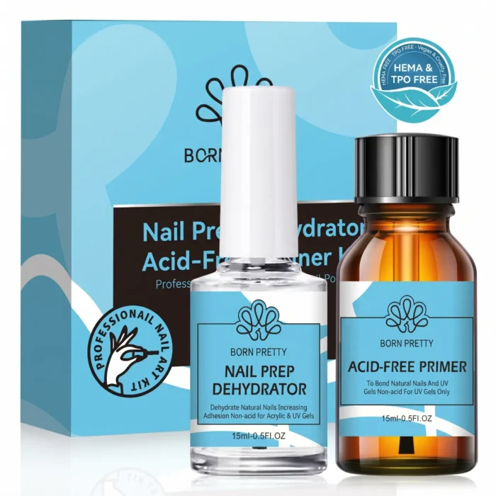 Born Pretty nail prep dehydrator and primer set 15ml two piece for professional nail preparation in Pakistan