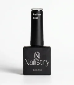 Nailistry rubber base gel natural pink 18ml tinted flexible base exclusively in Pakistan