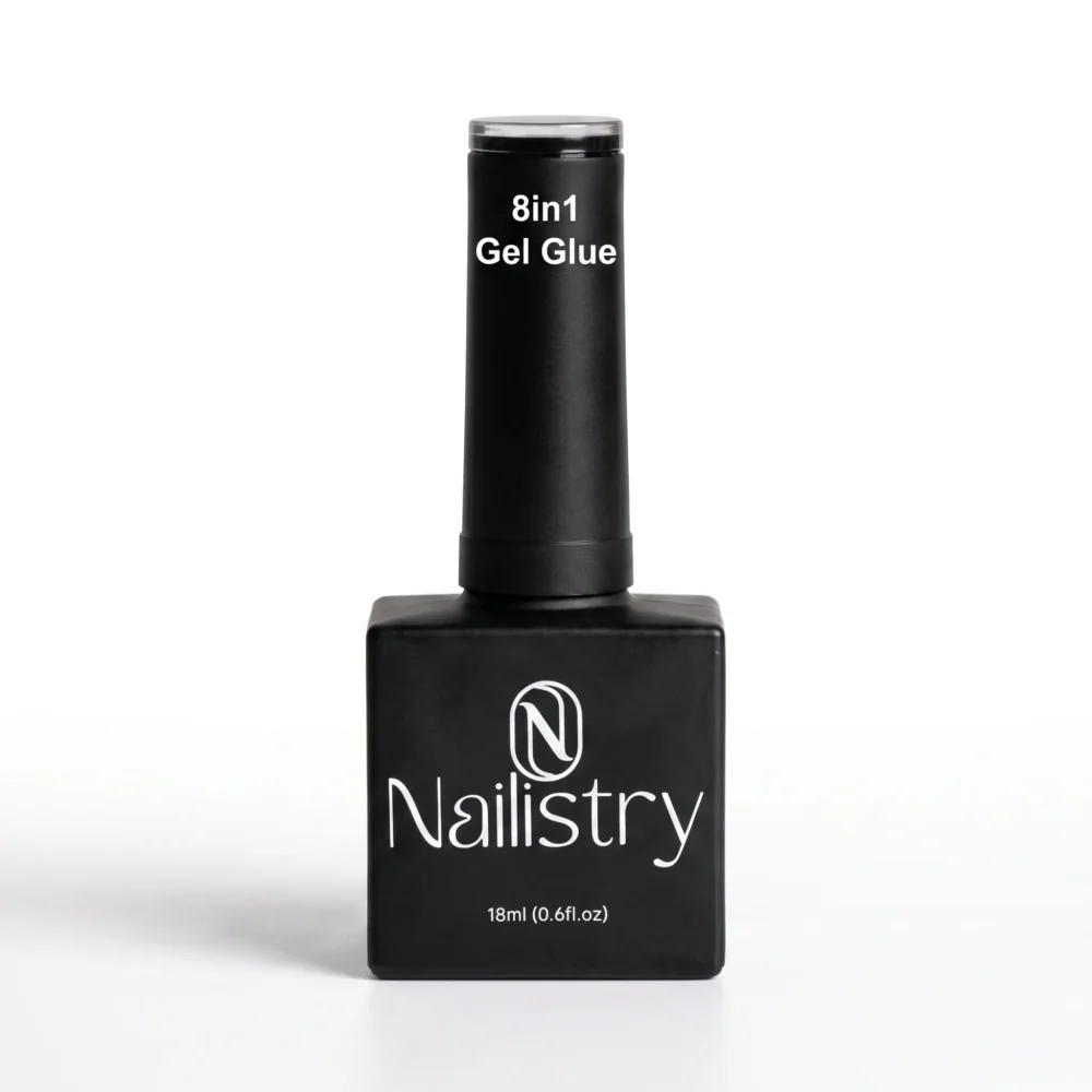 Nailistry 8-in-1 gel X multi-purpose gel base coat glue builder exclusively in Pakistan
