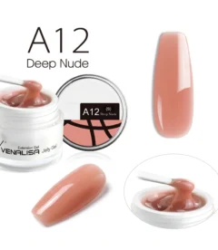 Venalisa hard jelly extension builder gel deep nude A12 for natural cover nail extensions in Pakistan