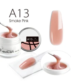 Venalisa hard jelly extension builder gel smoke pink A13 muted sophisticated for nail extensions in Pakistan