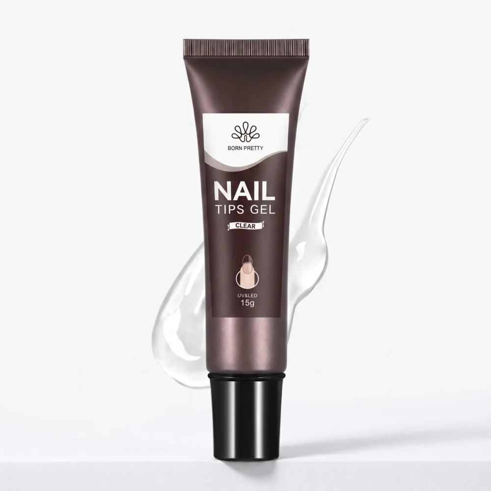 Born Pretty nail tips builder gel 15ml clear for nail extensions and apex building in Pakistan