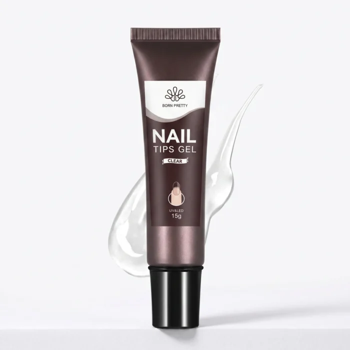 Born Pretty nail tips builder gel 15ml clear for nail extensions and apex building in Pakistan