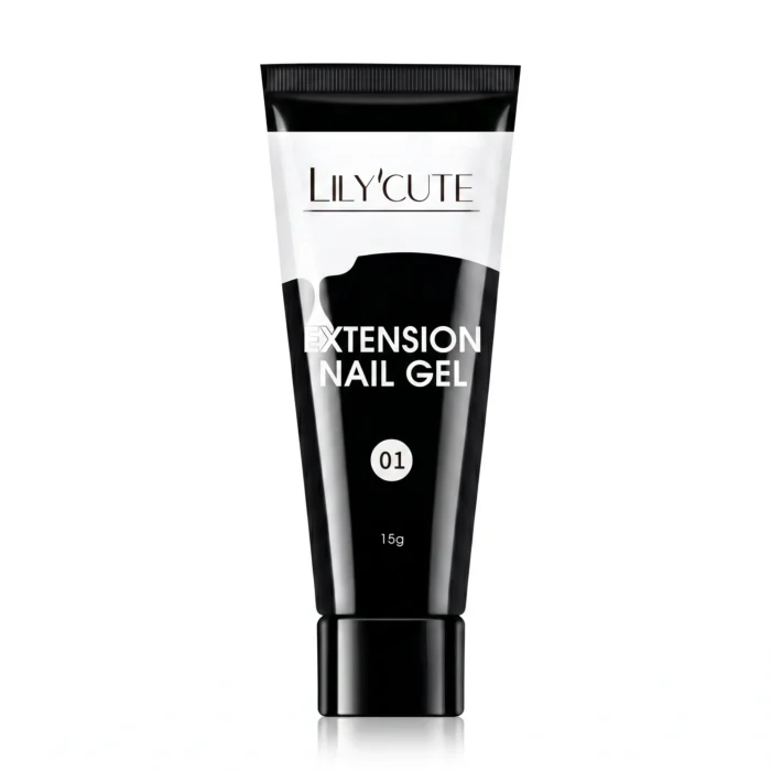 Lilycute polygel nail extension gel shade 01 for nail extensions in Pakistan