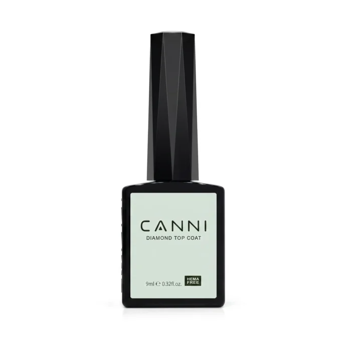 Canni HEMA free UV gel top coat 9ml hypoallergenic for sensitive clients in Pakistan