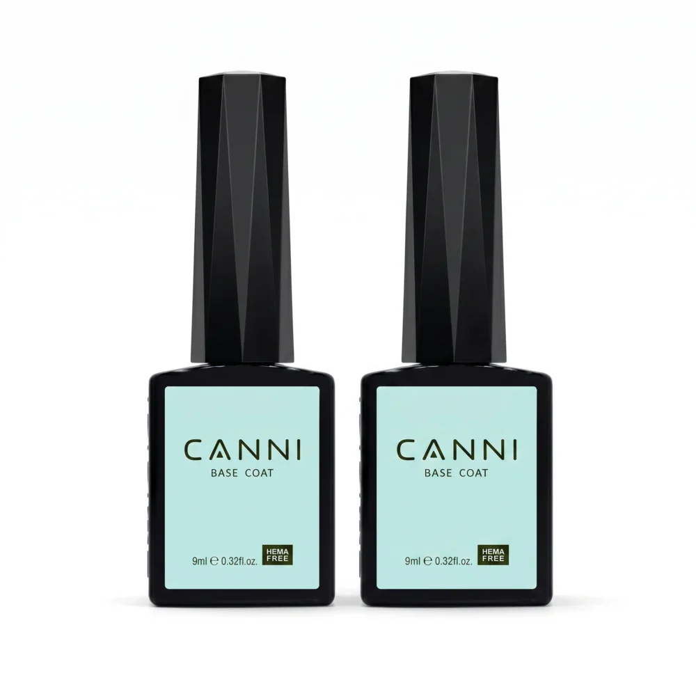 Canni HEMA free base coat 9ml safe formula for sensitive skin clients in Pakistan