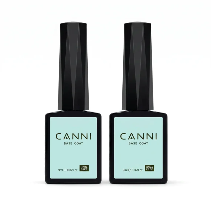 Canni HEMA free base coat 9ml safe formula for sensitive skin clients in Pakistan