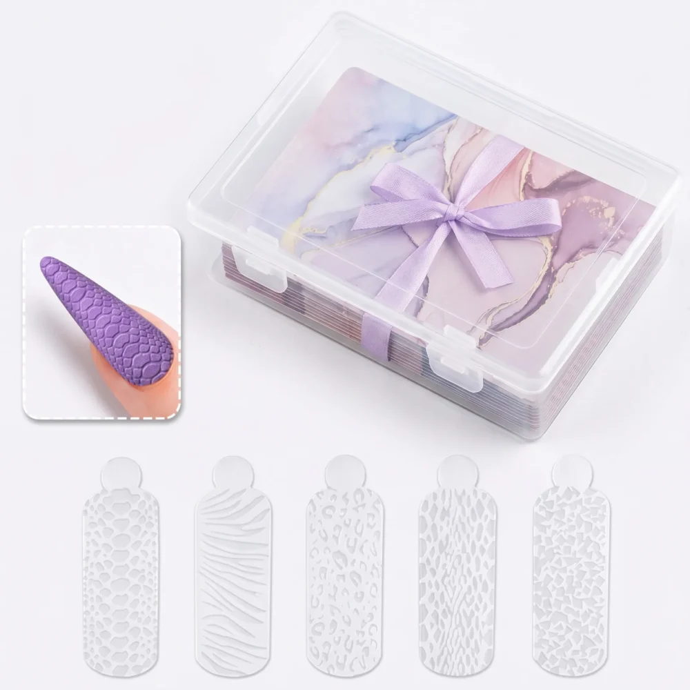 Home 19 Meem'z 60pcs dual form nail extension silicone molds reusable crystal for gel extensions in Pakistan