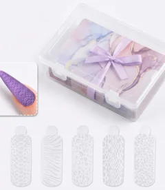Meem'z 60pcs dual form nail extension silicone molds reusable crystal for gel extensions in Pakistan