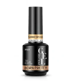 Born Pretty rubber UV gel top coat 15ml flexible formula for chip resistant gel nails in Pakistan