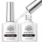 Born Pretty base coat and top coat set 10ml each complete gel nail system set in Pakistan