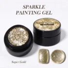 Born Pretty sparkle painting gel 5ml super gold metallic for nail art detailing in Pakistan