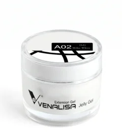 Venalisa hard jelly extension builder gel milky white A02 for French nail extensions in Pakistan