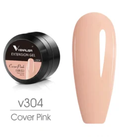 Venalisa extension builder gel TPO free HEMA free cover pink V304 coverage for nail extensions in Pakistan