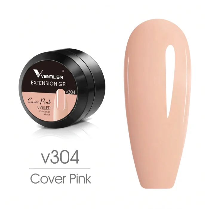 Venalisa extension builder gel TPO free HEMA free cover pink V304 coverage for nail extensions in Pakistan Venalisa extension builder gel TPO free HEMA free cover pink V304 coverage for nail extensions in Pakistan