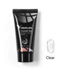 Venalisa crystal gel polygel 30g clear R01 transparent for versatile nail extensions in Pakistan